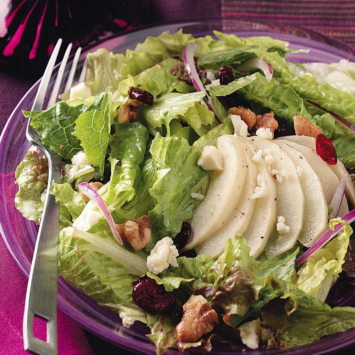 Roasted Apple & Candied Walnut Salad Recipe | Taste of Home