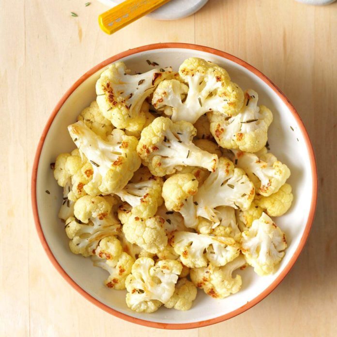 New Mexico: Roasted Rosemary Cauliflower