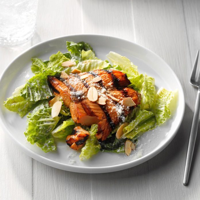 Salmon Caesar Salad