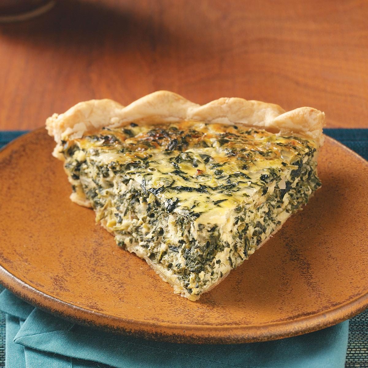 Savory Spinach Pie Recipe Taste of Home