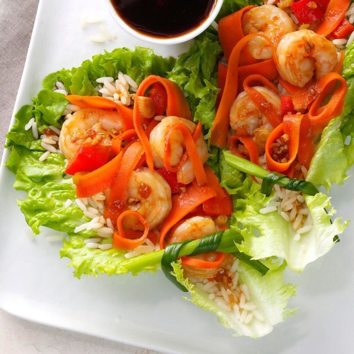 Shrimp Lettuce Wraps