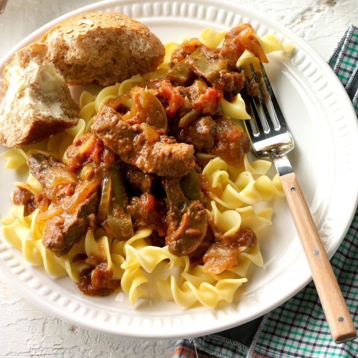 Smothered Round Steak Recipe Taste of Home