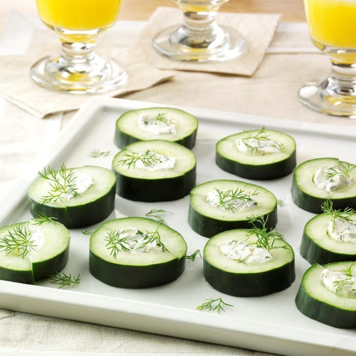 Stuffed Cuke Snacks