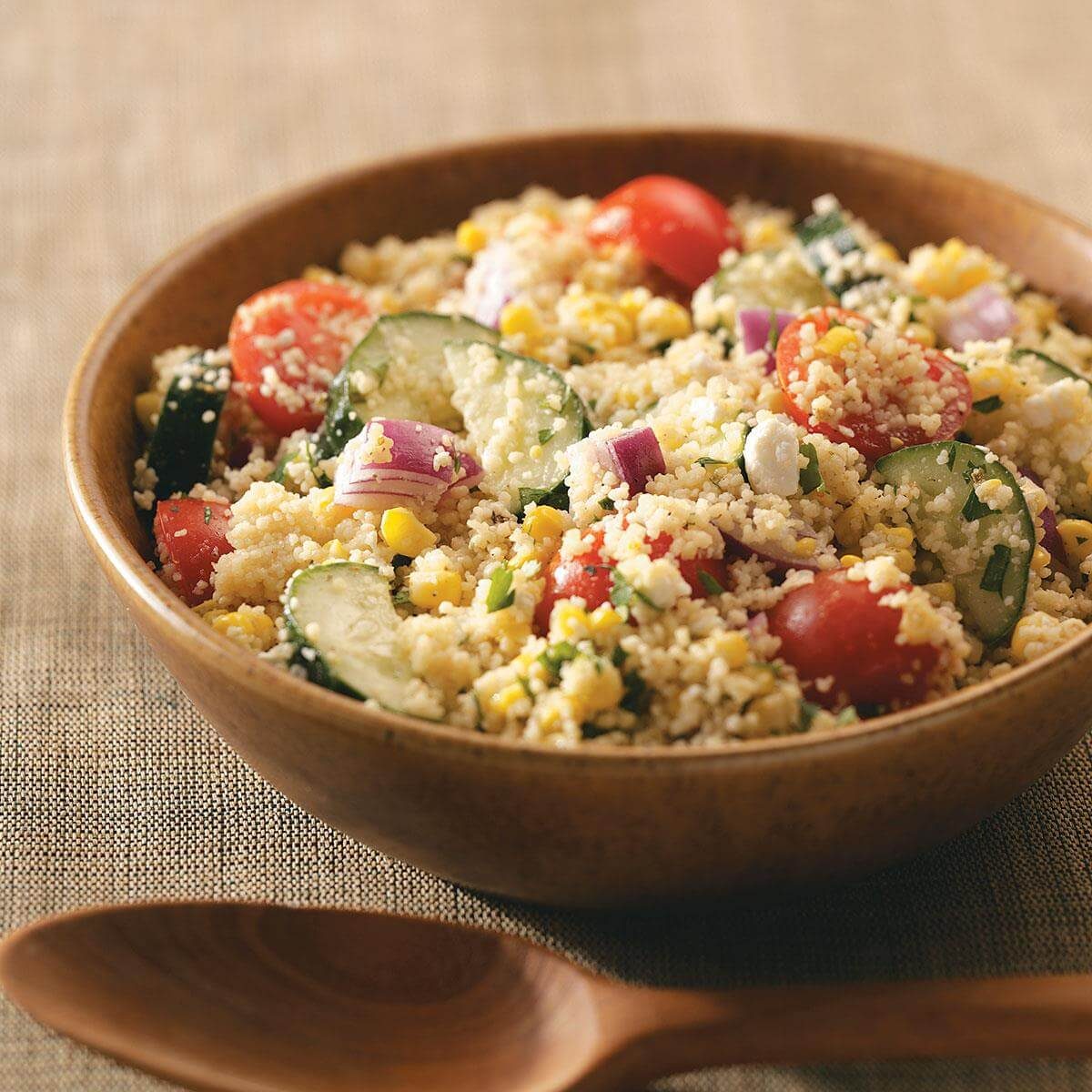 Summer Garden Couscous Salad Recipe | Taste of Home