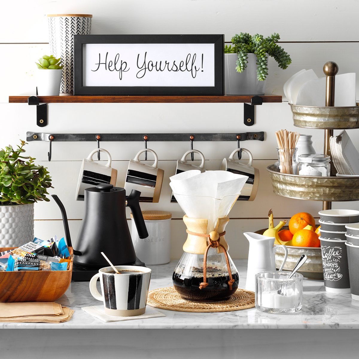 14 DIY Coffee Bar Ideas for the Home: Modern, Farmhouse and More