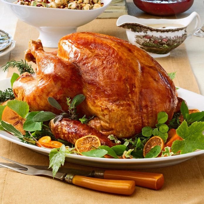 Tangerine-Glazed Turkey Recipe | Taste of Home