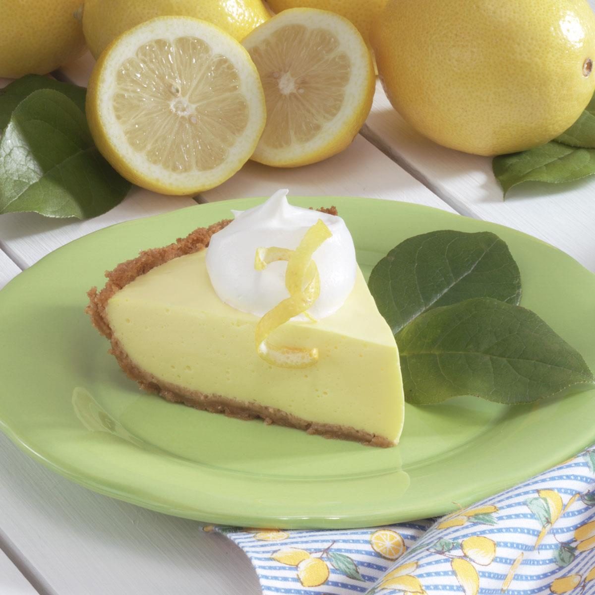 Tangy Lemonade Pie Recipe Taste Of Home 6186