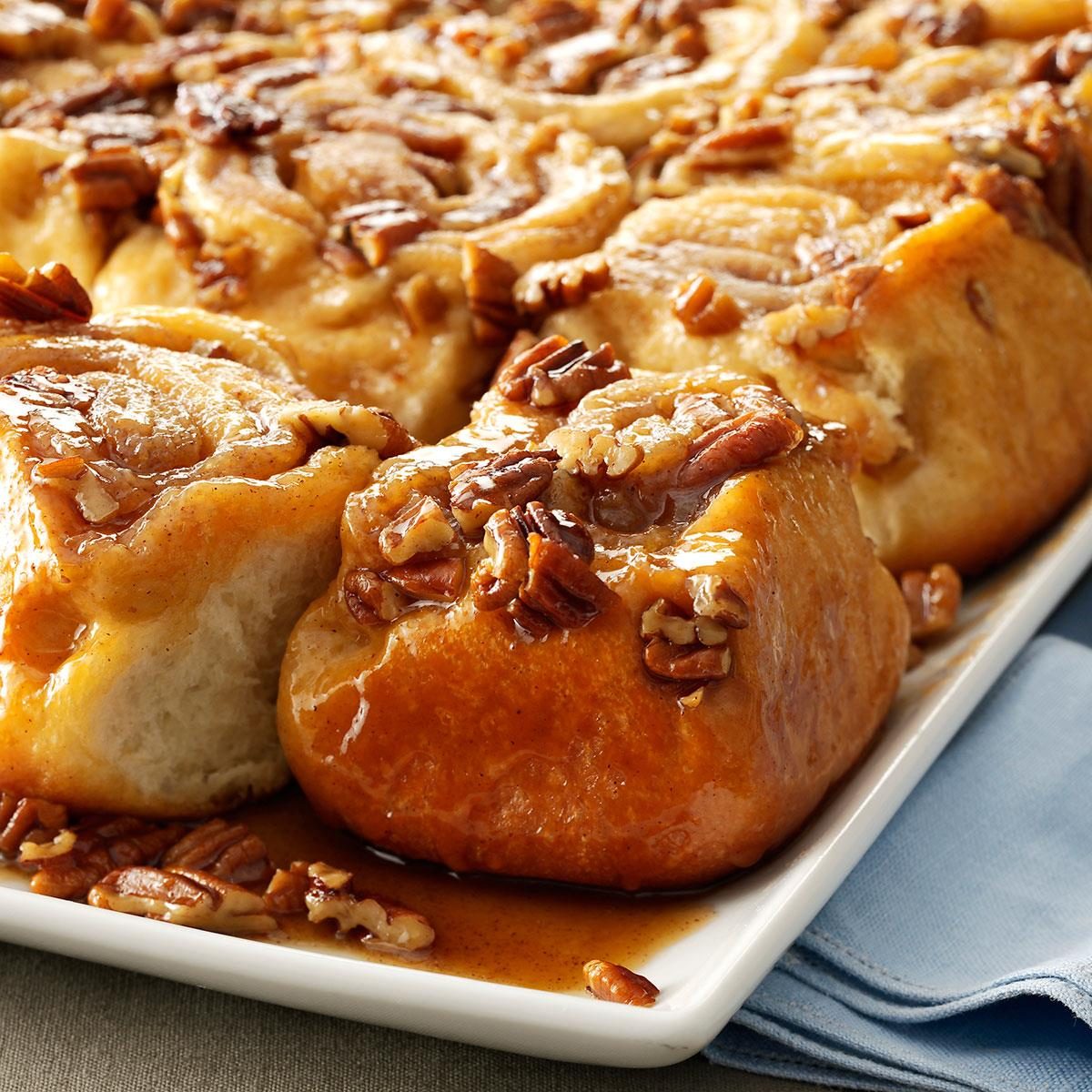 Tender Pecan Sticky Buns Recipe Taste Of Home