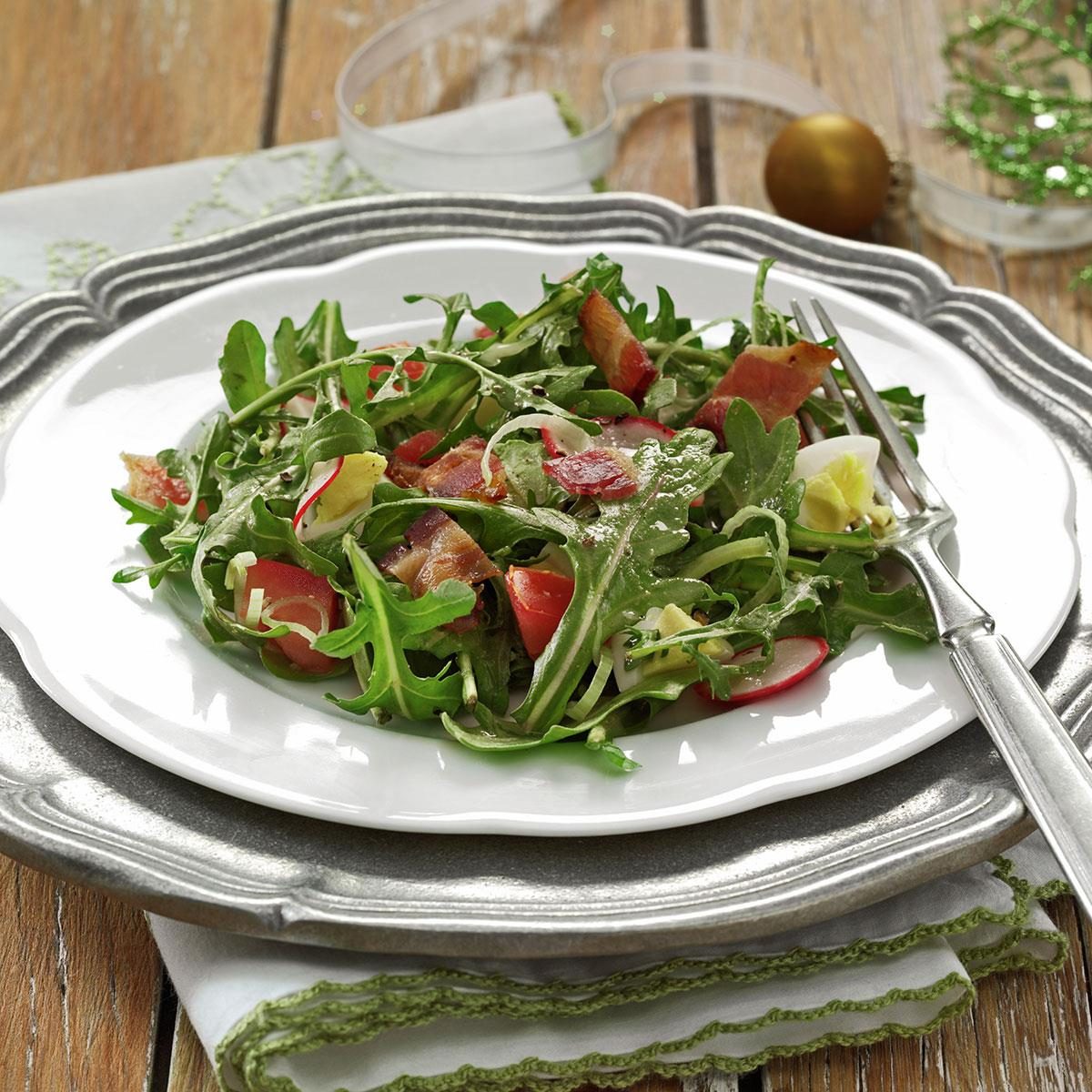 Wilted Arugula Salad Recipe | Taste of Home