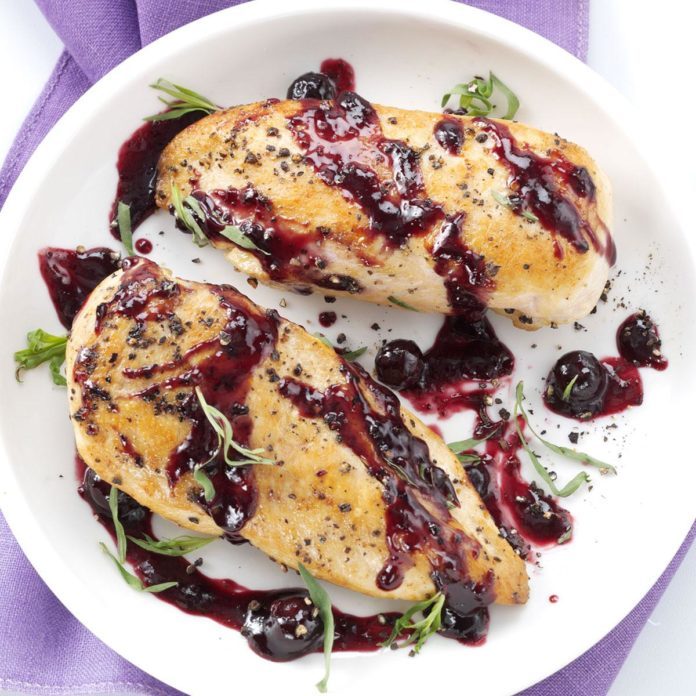 Blueberry-Dijon Chicken