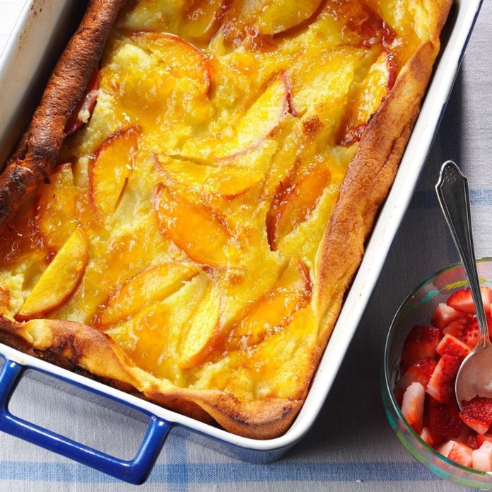 Peachy Dutch Pancake