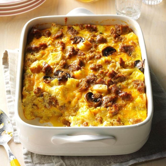 Stuffing & Sausage Strata