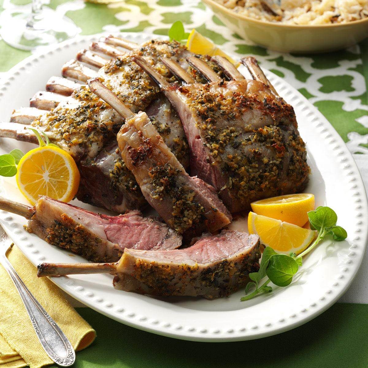 Mediterranean Rack of Lamb Recipe | Taste of Home