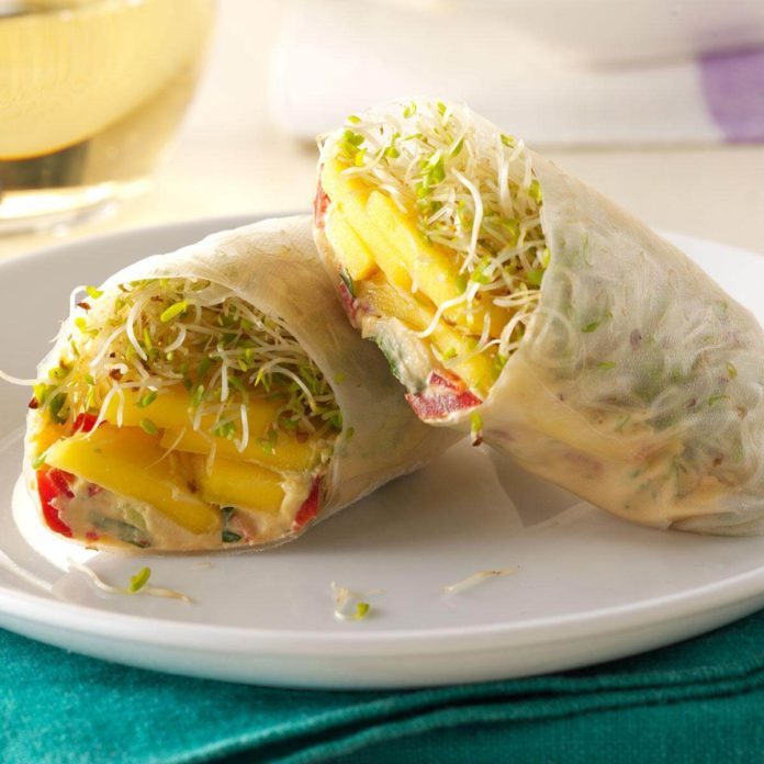 Mango Avocado Spring Rolls