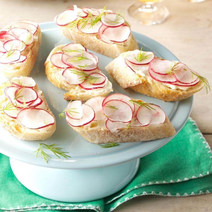 Buttery Radish Baguette