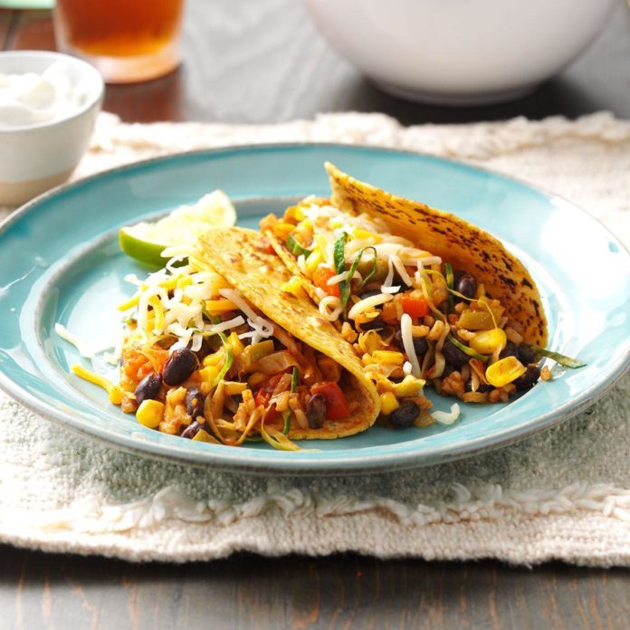 Black Bean and Corn Tacos