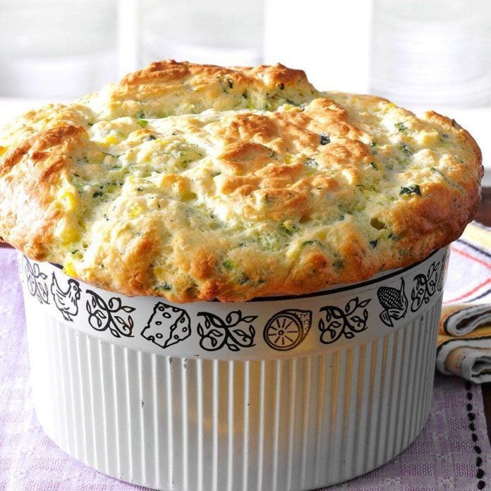 Zucchini & Sweet Corn Souffle