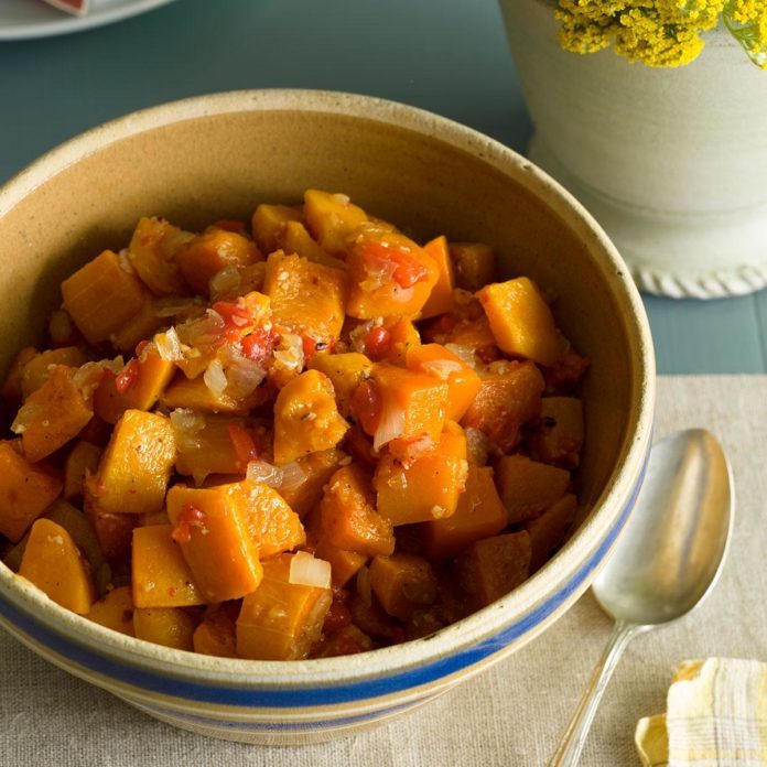 Vermont: Butternut Squash with Maple Syrup