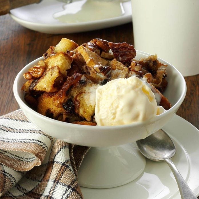 Cancer: Apple Nut Bread Pudding