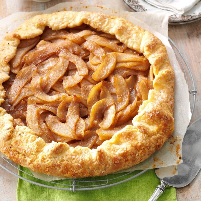 Cinnamon-Pear Rustic Tart