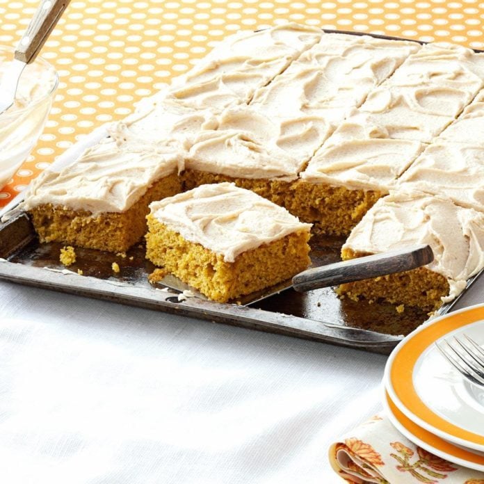 Pumpkin Bars with Browned Butter Frosting