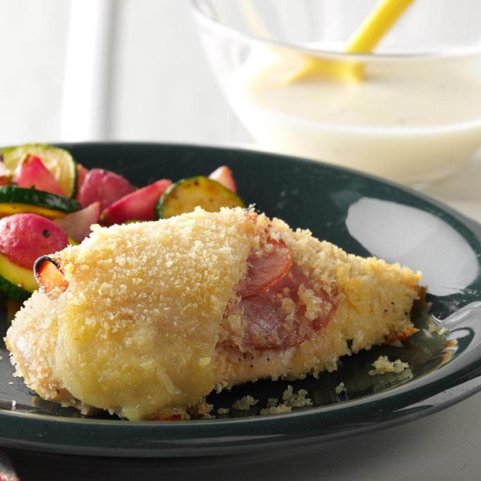 Oven Chicken Cordon Bleu