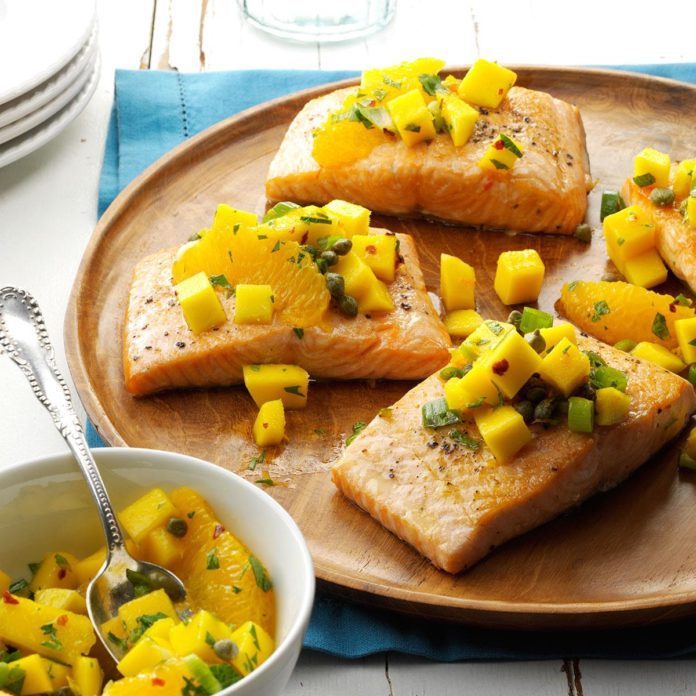 Fish With Mango Salsa