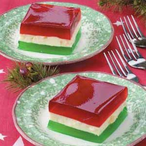 Holiday Ribbon Gelatin Recipe  Taste of Home