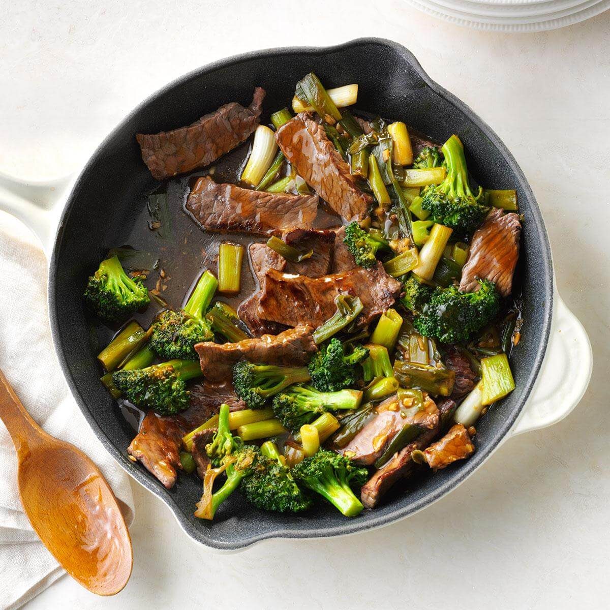 Saucy Beef with Broccoli Recipe | Taste of Home