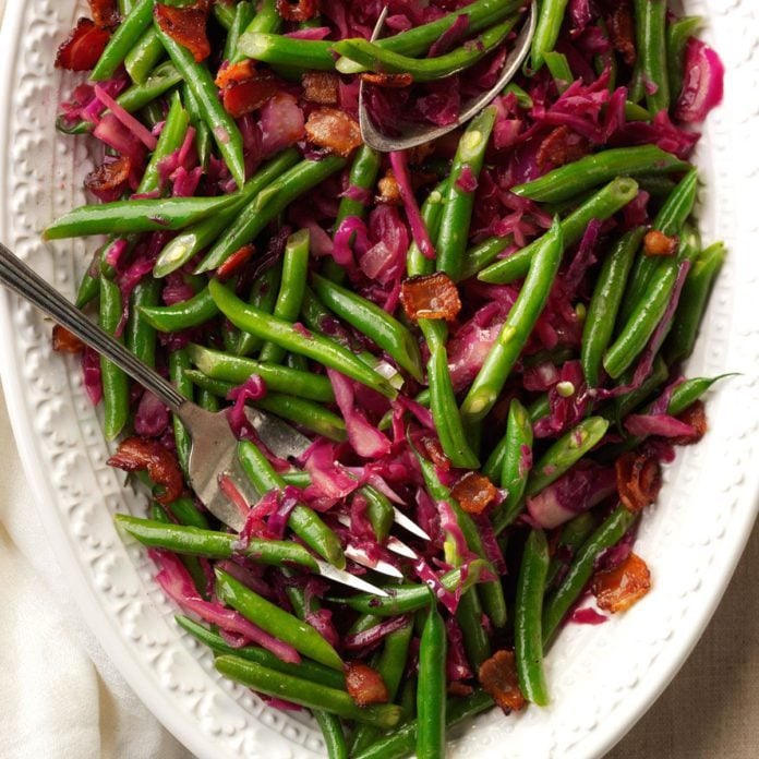 German-Style Cabbage and Beans