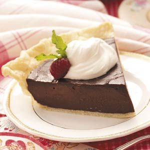 Dark Chocolate Cream Pie Recipe Taste Of Home