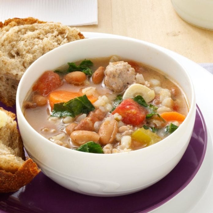 Italian Sausage Bean Soup