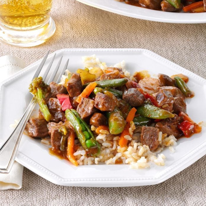 West Virginia: Stir-Fried Steak & Veggies