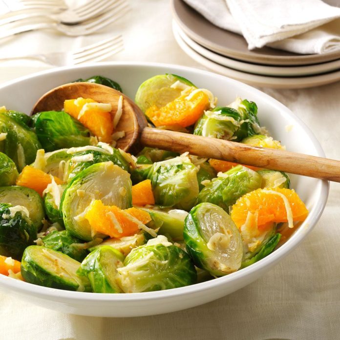 Brussels Sprouts and Mandarin Oranges