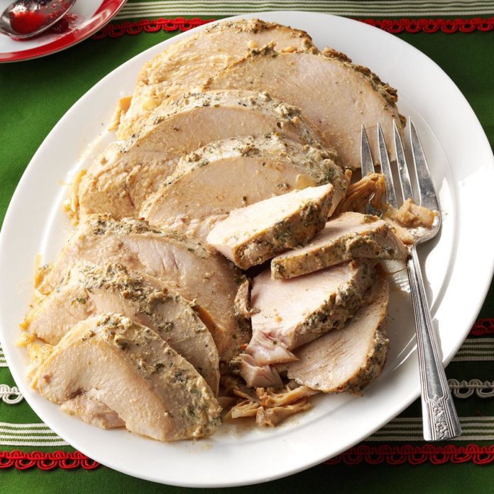 Herbed Slow Cooker Turkey Breast