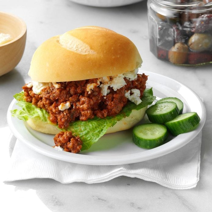 Greek Sloppy Joes