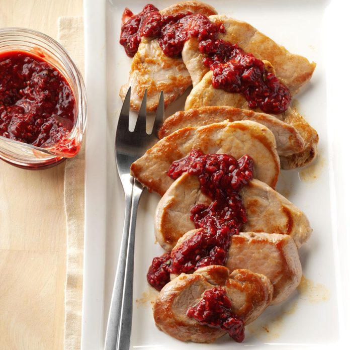 Day 29: Raspberry Pork Medallions