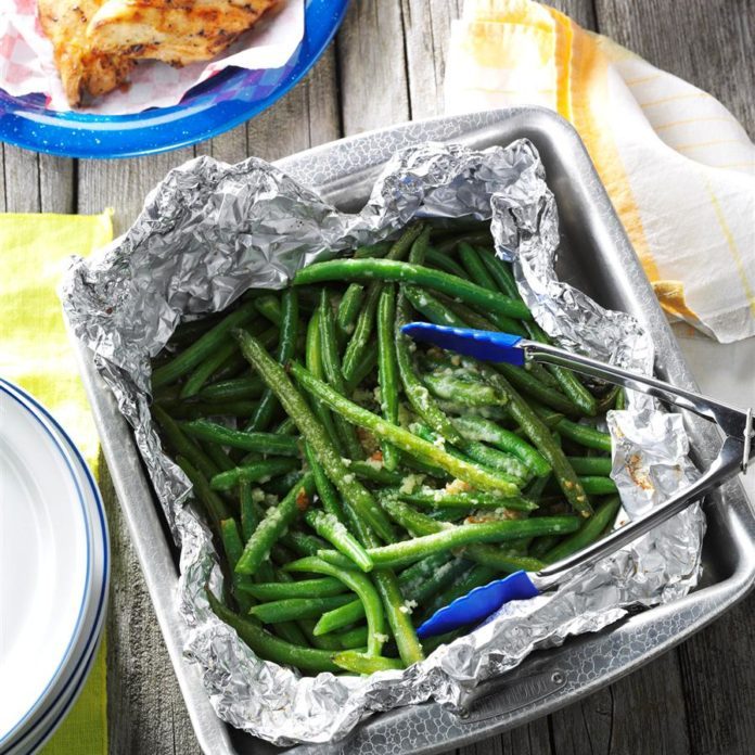 Grilled Green Beans