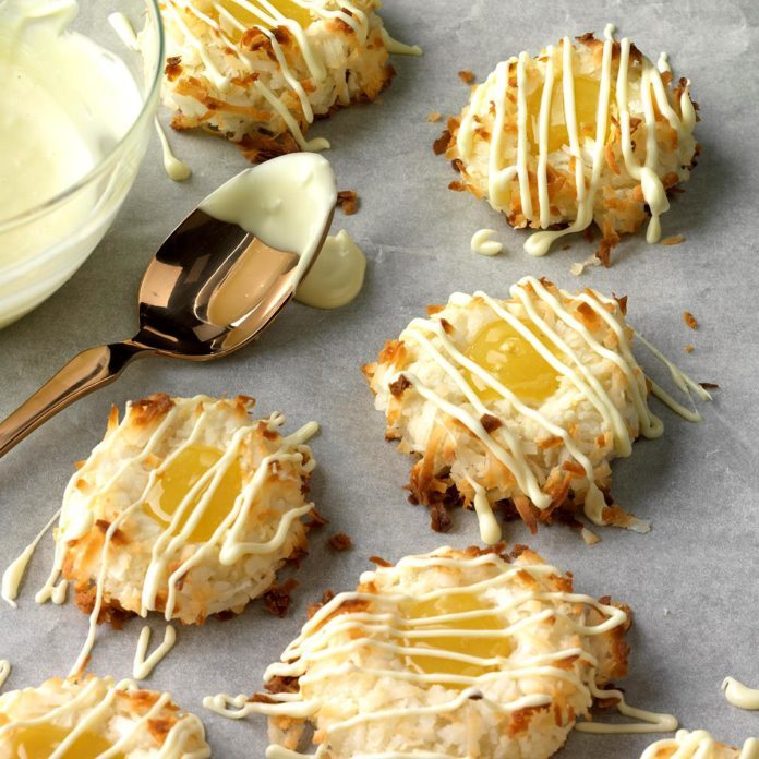 Coconut Key Lime Thumbprints