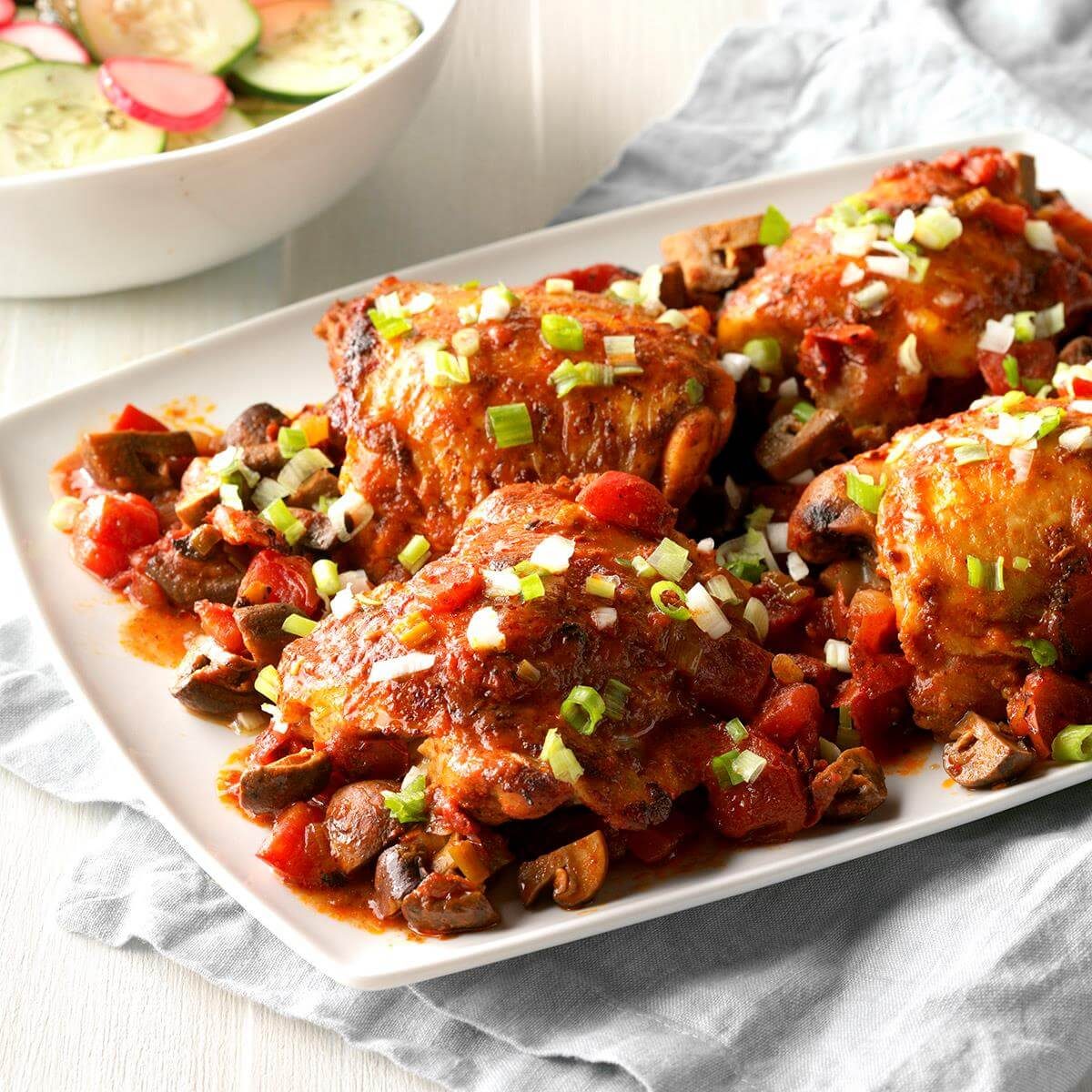 Smoky Spanish Chicken Recipe  Taste of Home