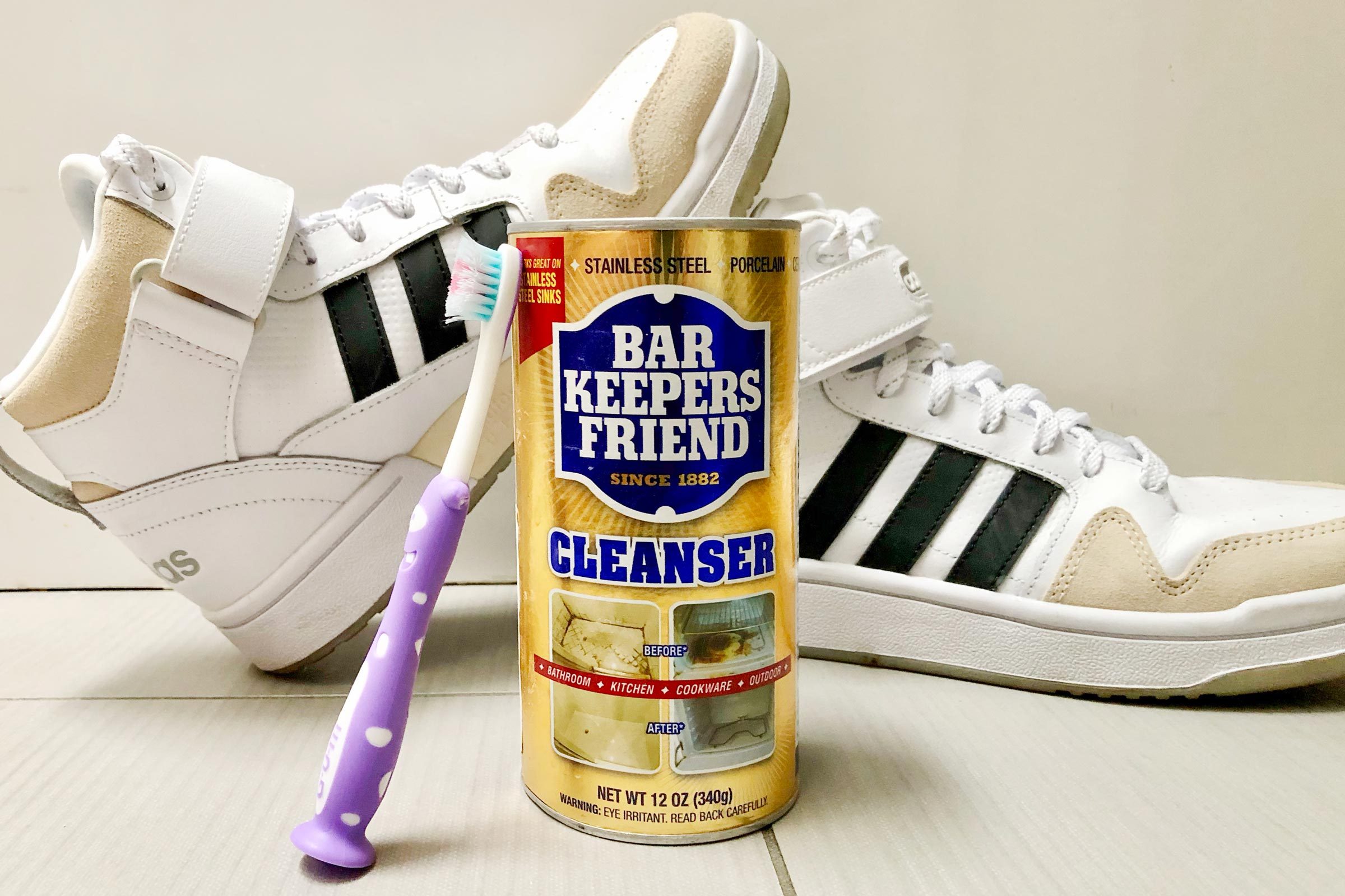 Bar Keepers Friend Powder Cleanser 12 Oz - Multipurpose Cleaner & Stain  Remover