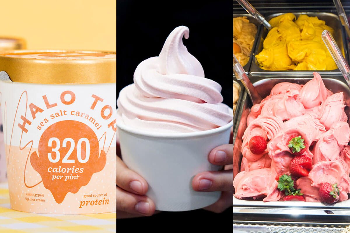 frozen yogurt calories