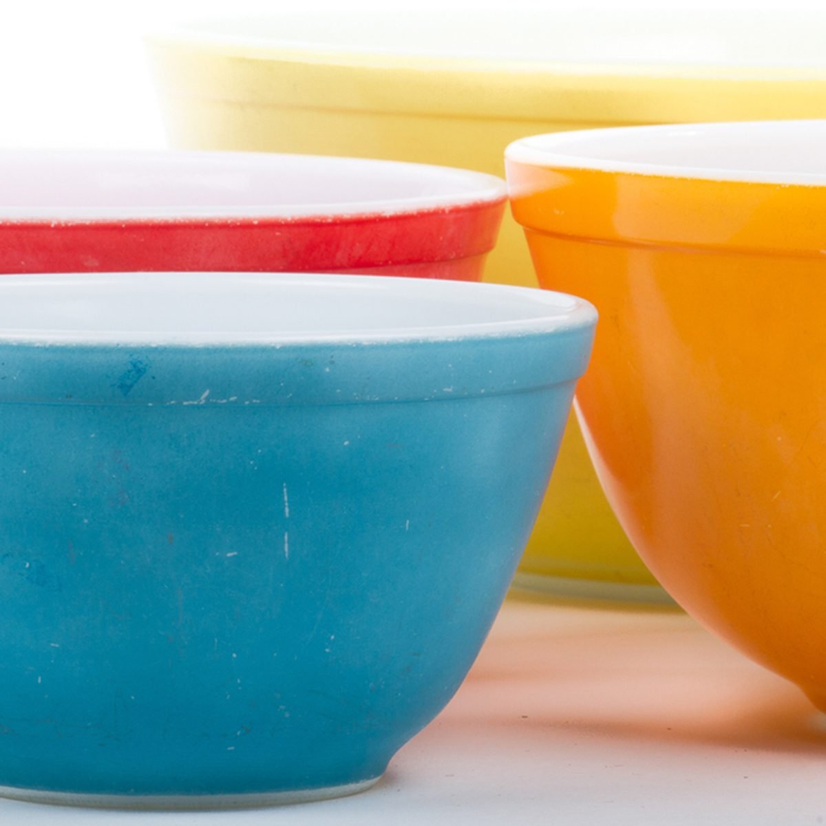 Vintage Colored Bowls; Shutterstock ID 134878409