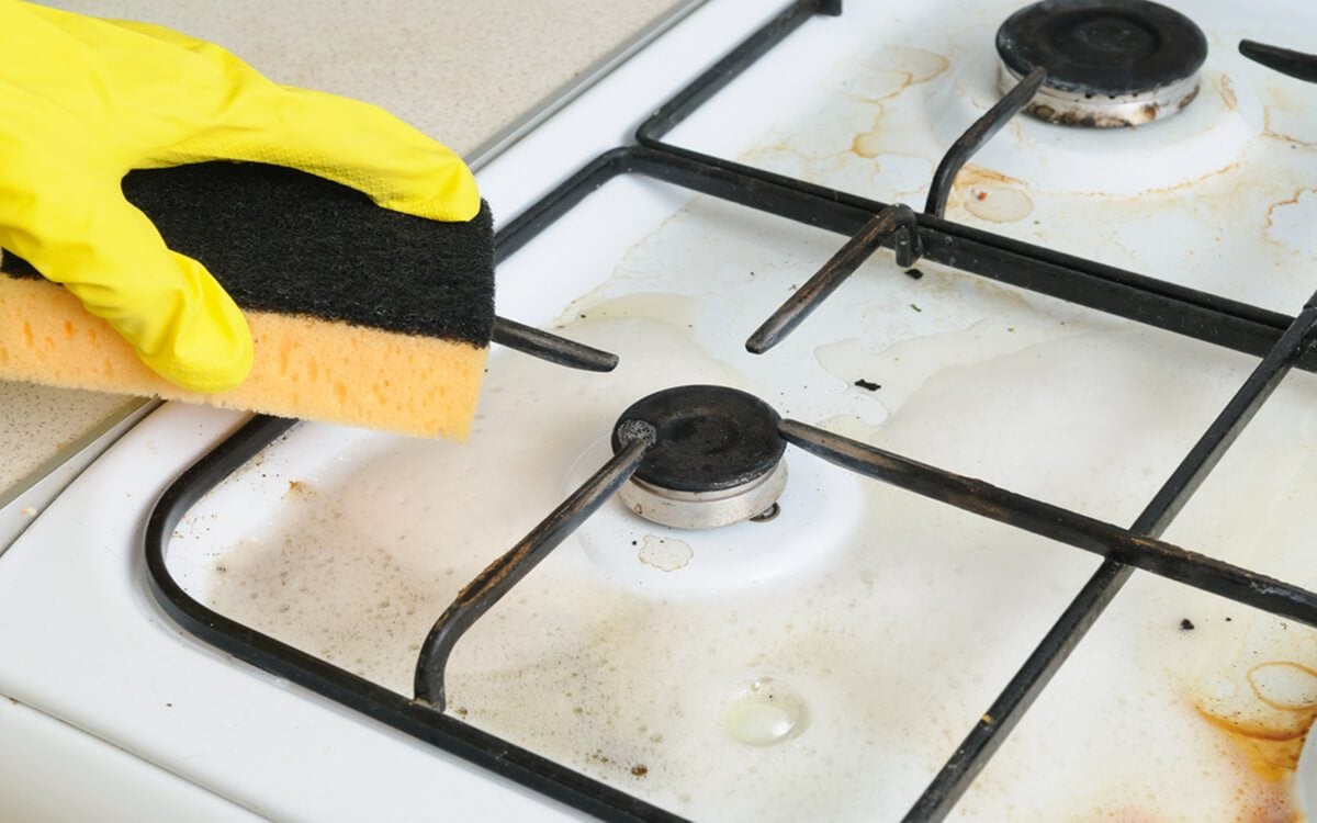 How To Clean Burner Grates On A Gas Stove Taste Of Home