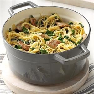 Angel Hair Pasta With Sausage Spinach Exps Cimz19 50260 B01 09 7b 2