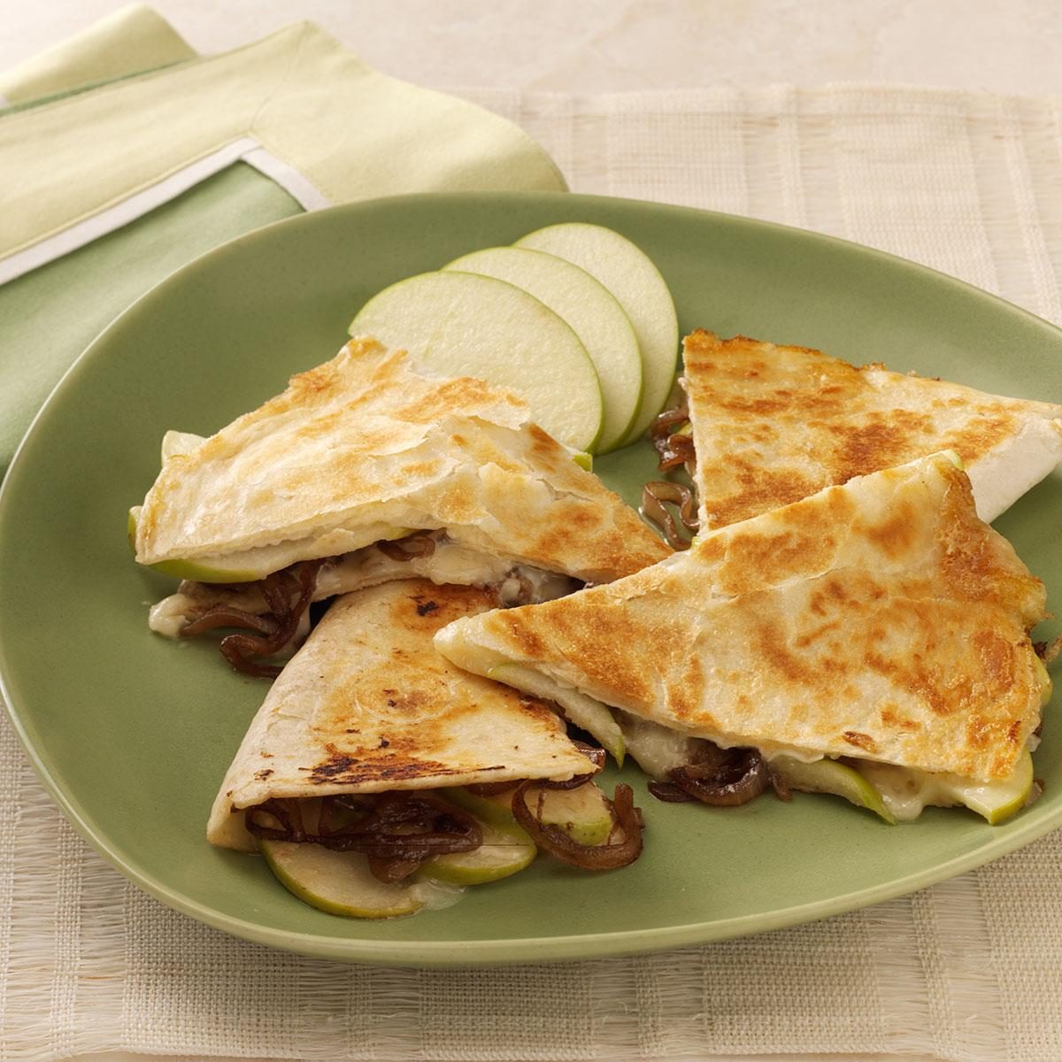 Apple Brie Quesadillas