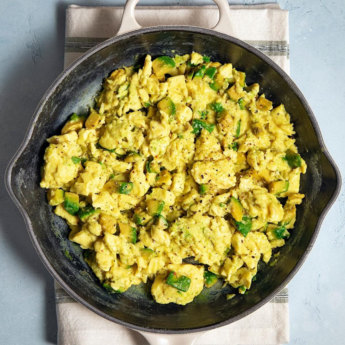 Avocado Scrambled Eggs