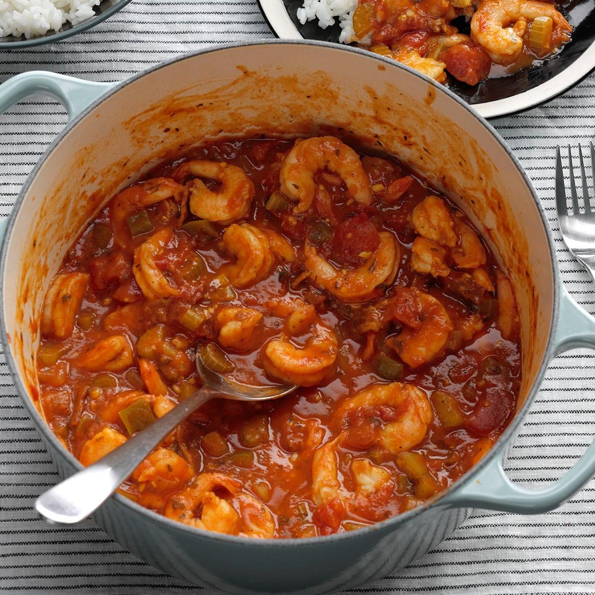 Bacon Shrimp Creole Recipe | Taste of Home