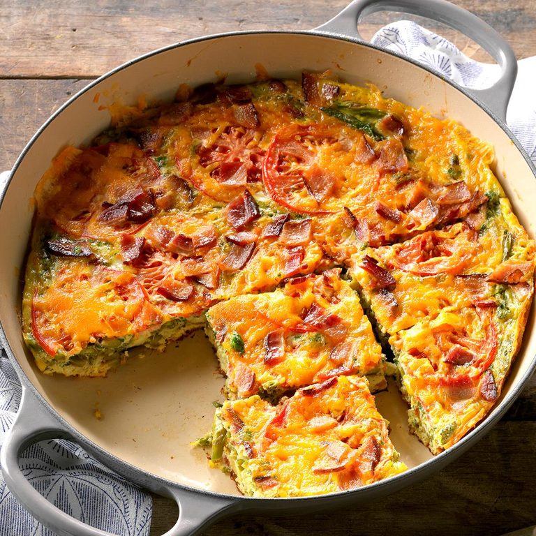 Vegetable Bacon Frittata Recipe: How to Make It