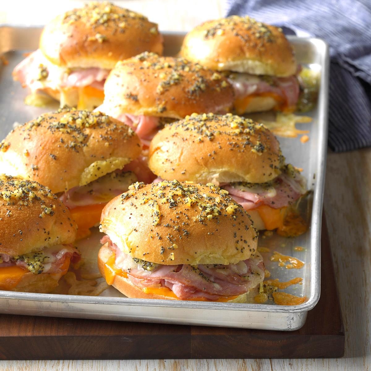 Baked Ham And Colby Sandwiches Recipe How To Make It Taste Of Home